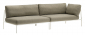 Диван с левым подлокотником PEDRALI Nolita Sofa сталь, ткань Фото 1