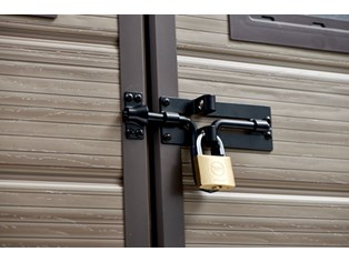 Сарай пластиковый Keter Scala 6×5 полипропилен светло-коричневый Фото 8