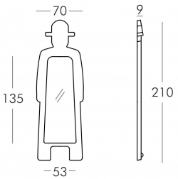 Зеркало напольное с подсветкой-thumbs-Фото3