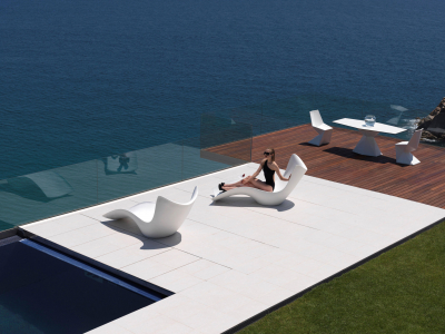 Лежак пластиковый Vondom Surf Basic полиэтилен Фото 5