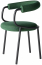 Кресло металлическое c обивкой Scab Design Koala Open сталь, технополимер, шерсть антрацит, зеленый Фото 2