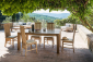 Модуль центральный с подушкой Giardino Di Legno Saint Raphael тик, акрил Фото 7