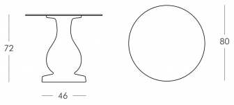 Стол обеденный из HPL пластика-thumbs-Фото3