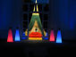 Стол пластиковый барный светящийся SLIDE Peak Lighting полиэтилен, закаленное стекло белый Фото 12