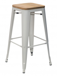 Табурет барный Tolix Wood Bar 75