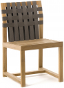 Стул деревянный RODA Network 149 тик, тканевые ремни Фото 1