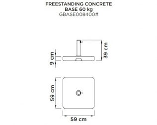 База для зонта Ambience 60 кг-thumbs-Фото3