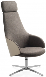 Кресло вращающееся с обивкой-thumbs-Фото1