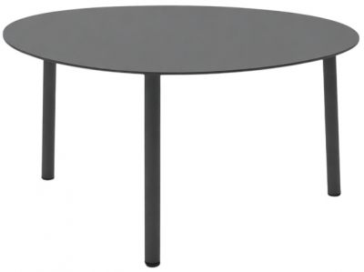 Столик металлический кофейный Grattoni Island алюминий антрацит Фото 1