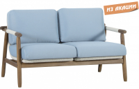 Диван деревянный двухместный Apoyo