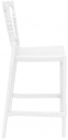 Стул пластиковый полубарный Siesta Contract Opera Bar 65 поликарбонат белый Фото 12