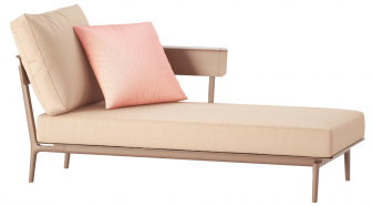 Лежак с левым подлокотником-thumbs-Фото1