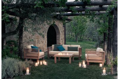 Столик деревянный журнальный Giardino Di Legno Saint Tropez  тик Фото 4