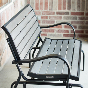 Скамья-качалка садовая Lifetime Lifetime сталь, полистирол антрацит Фото 9
