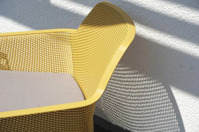 Комплект пластиковой мебели Nardi Net Relax стеклопластик горчичный Фото 16