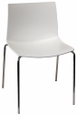 Стул пластиковый Gaber Kanvas 2 NA металл, технополимер белый Фото 1