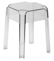 Табурет прозрачный PEDRALI Rubik поликарбонат прозрачный Фото 1