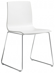 Стул пластиковый на полозьях-thumbs-Фото1