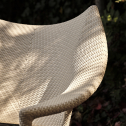Кресло лаунж плетеное JANUS et Cie Amari алюминий, искусственный ротанг бамбуковый зеленый Фото 10