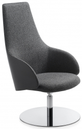 Кресло вращающееся с обивкой-thumbs-Фото1