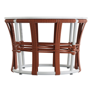 Комплект плетеной лаунж мебели Rever Nido сталь, роуп, полиэстер, мрамор белый, 14, 6/10, 1/5, 6/5, белый мрамор Каррара Фото 13