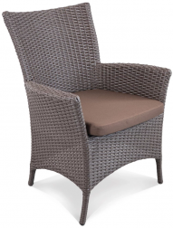 Кресло плетеное с подушкой-thumbs-Фото1