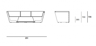 Диван трехместный мягкий-thumbs-Фото3