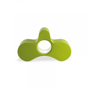 Стул пластиковый SLIDE Wheely Standard полиэтилен лайм Фото 1
