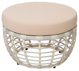 Пуф плетеный с подушкой-thumbs-Фото1