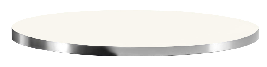 Столешница круглая Laminate Chromed Edge