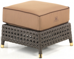 Пуф плетеный с подушкой-thumbs-Фото1