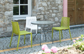 Стул пластиковый PAPATYA Cool стеклопластик зеленый Фото 4