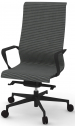 Кресло офисное на колесах Quadrifoglio Dinamica нейлон, сетка черный Фото 1