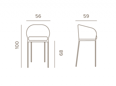 Кресло плетеное полубраное с подушкой Grattoni Soho алюминий, роуп, олефин красный Фото 2