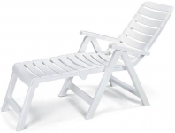 Шезлонг пластиковый Cleopatra with extension armchair