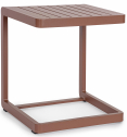 Столик металлический для шезлонга Garden Relax Konnor алюминий коричневый Фото 1