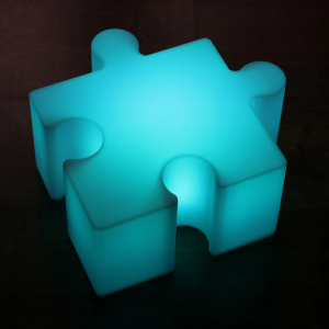 Светильник пластиковый Пазл SLIDE Puzzle Lighting полиэтилен белый Фото 14