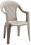 Кресло пластиковое SCAB GIARDINO Elegant Scratchproof Monobloc пластик тортора Фото 2