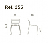 Комплект пластиковых стульев Doga Bistrot Set 2