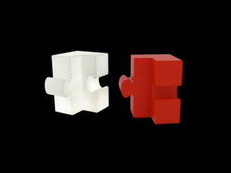 Фигура пластиковая Пазл Puzzle Corner Standard
