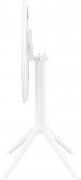 Стол пластиковый складной Sky Folding Table 60, белый, 600х740 мм