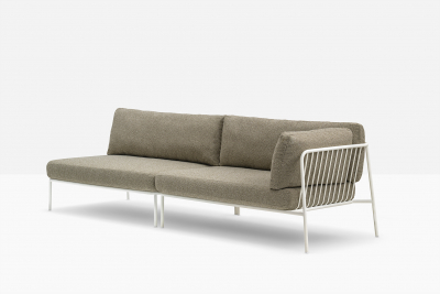 Диван с левым подлокотником PEDRALI Nolita Sofa сталь, ткань Фото 6
