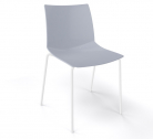 Стул пластиковый Gaber Kanvas NA металл, технополимер жемчужно-серый Фото 1