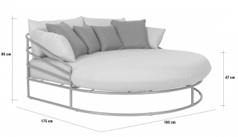 Лаунж-лежак с подушками-thumbs-Фото3