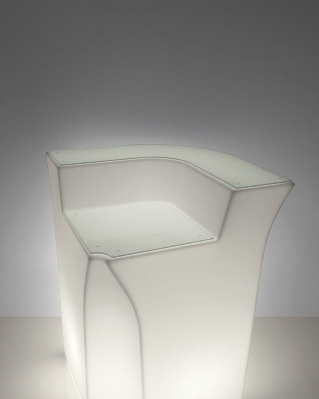 Стойка пластиковая барная светящаяся Jumbo Corner Lighting