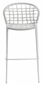 Стул плетеный барный Gaber Sanela Stool 75 сталь, роуп Фото 6