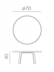 Столик пластиковый кофейный-thumbs-Фото3