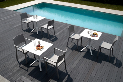 Столешница квадратная Scab Design Compact Laminate для подстолья Nemo, Domino, Tiffany, Cross компакт-ламинат HPL белый Фото 22