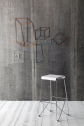 Табурет деревянный барный Albaplus Tallò  металл, фанера дуба Фото 10