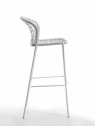 Стул плетеный барный Gaber Sanela Stool 75 сталь, роуп Фото 7